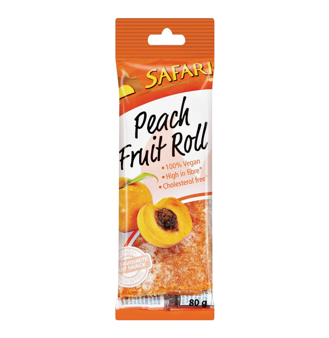 Safari Fruit Roll Peach  - 80g